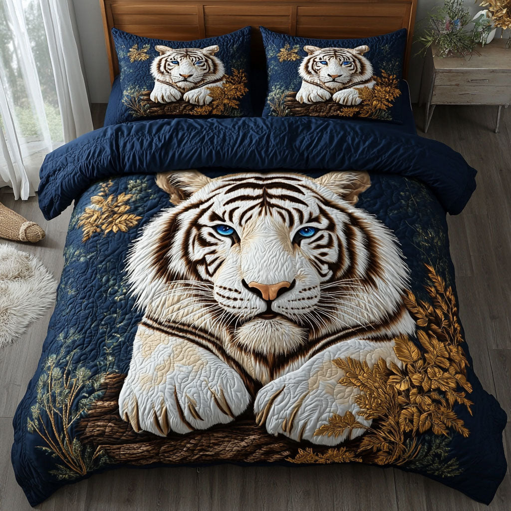 Majestic White Tiger WJ2403024CL Duvet Cover Set