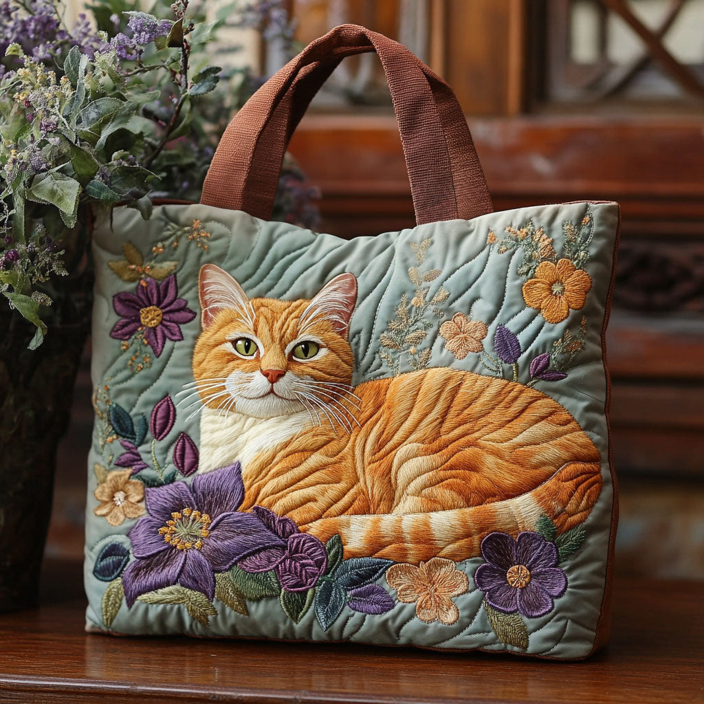 Orange Charming CP0110215CL Quilted Tote Bag