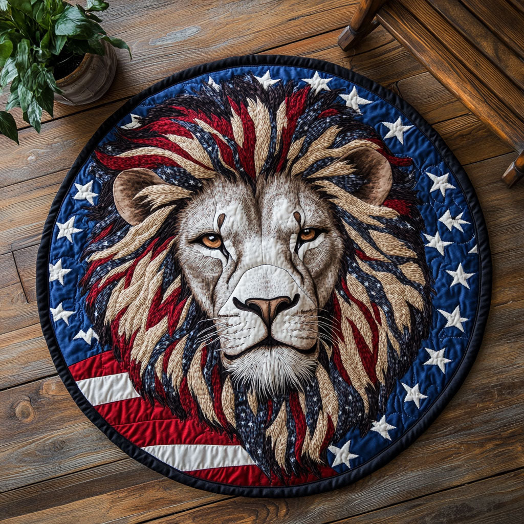 Proud Lion CW1005054CL Quilted Round Mat