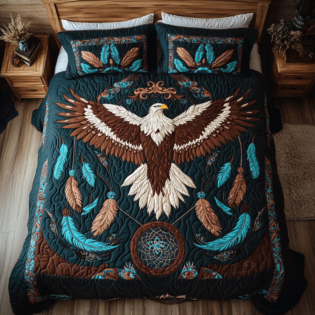 Native American Eagle WY2901084CL Duvet Cover Set