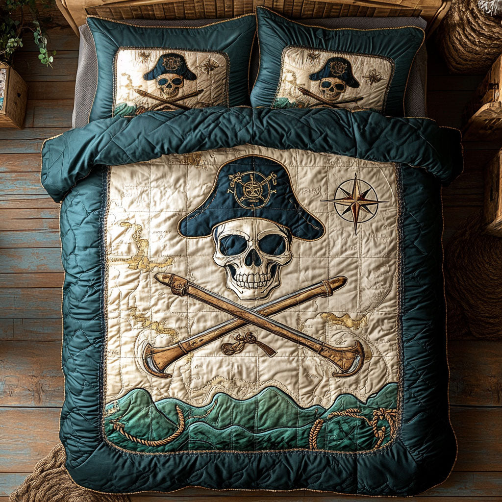 Emerald Skull CP2108105CL Duvet Cover Set