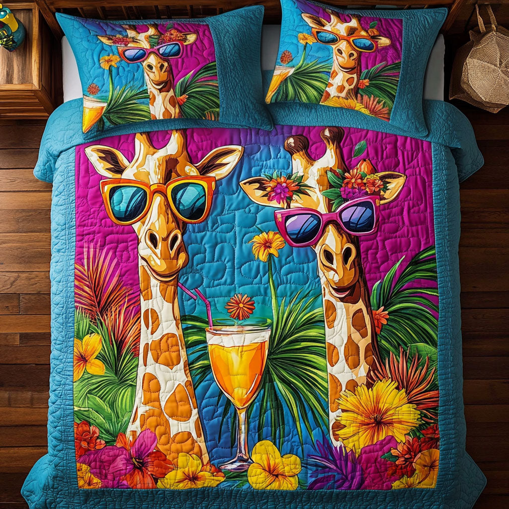 Tropical Vibe Giraffe WY2006043CL Duvet Cover Set