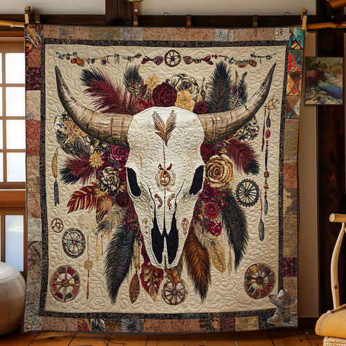 Sacred Cow Skull WN0412075CL Quilt