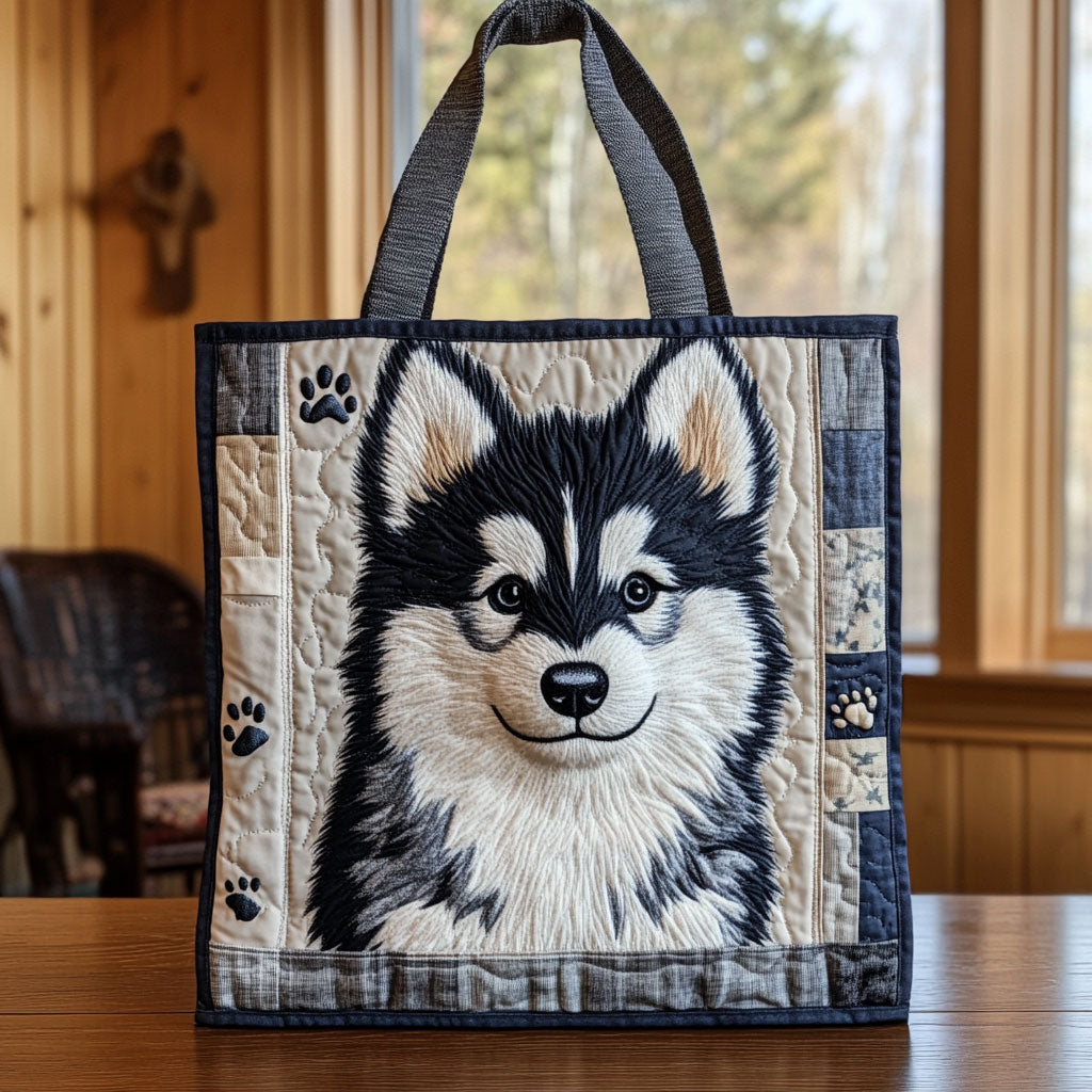 Snow Pup CP2709001CL Quilted Tote Bag