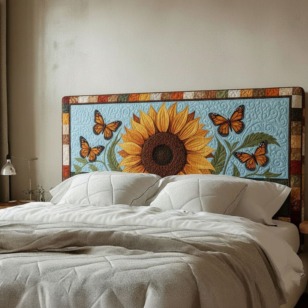 Sunny Monarch WJ1012015CL Quilted Headboard Slipcover