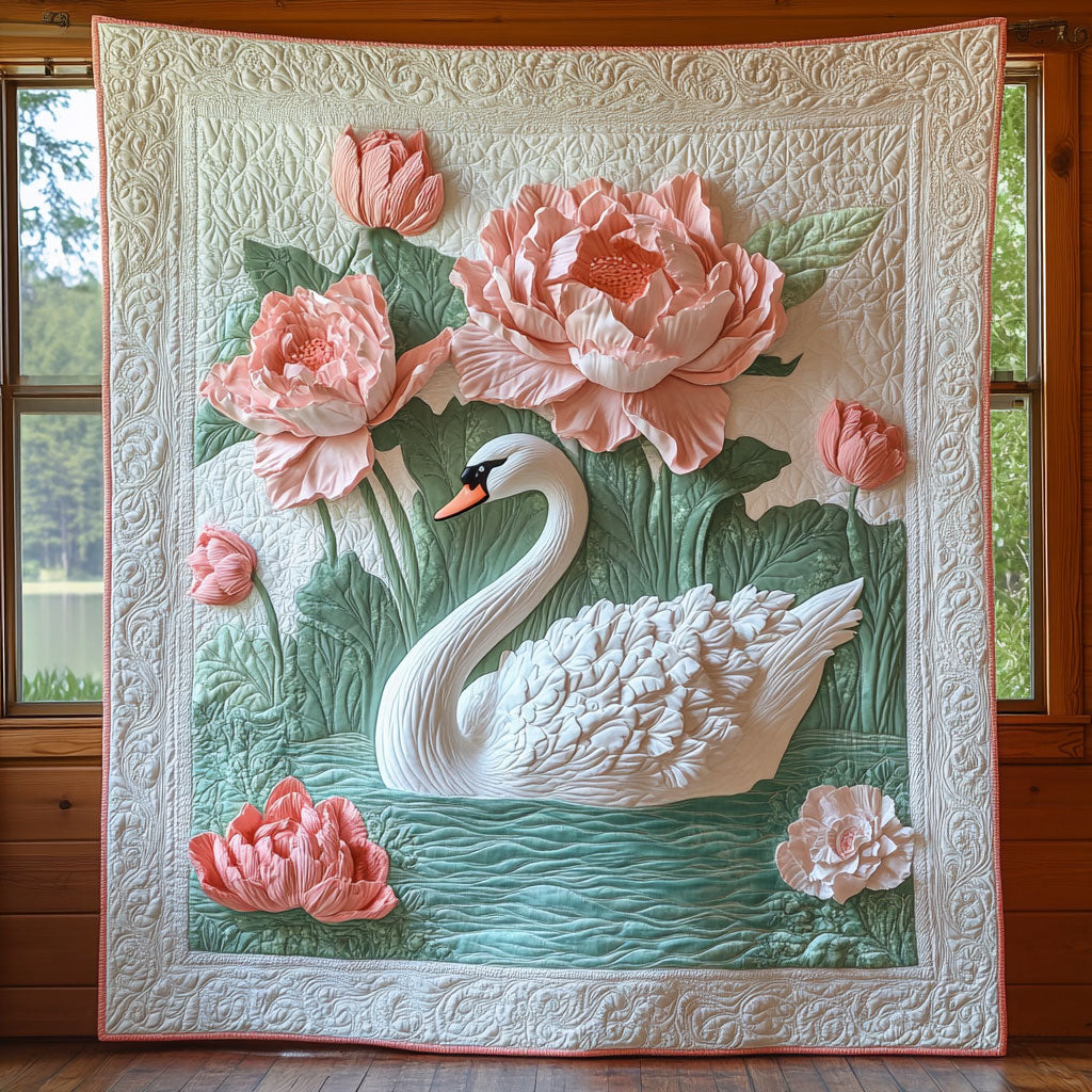 Blooming Waters CP0906024CL Quilt