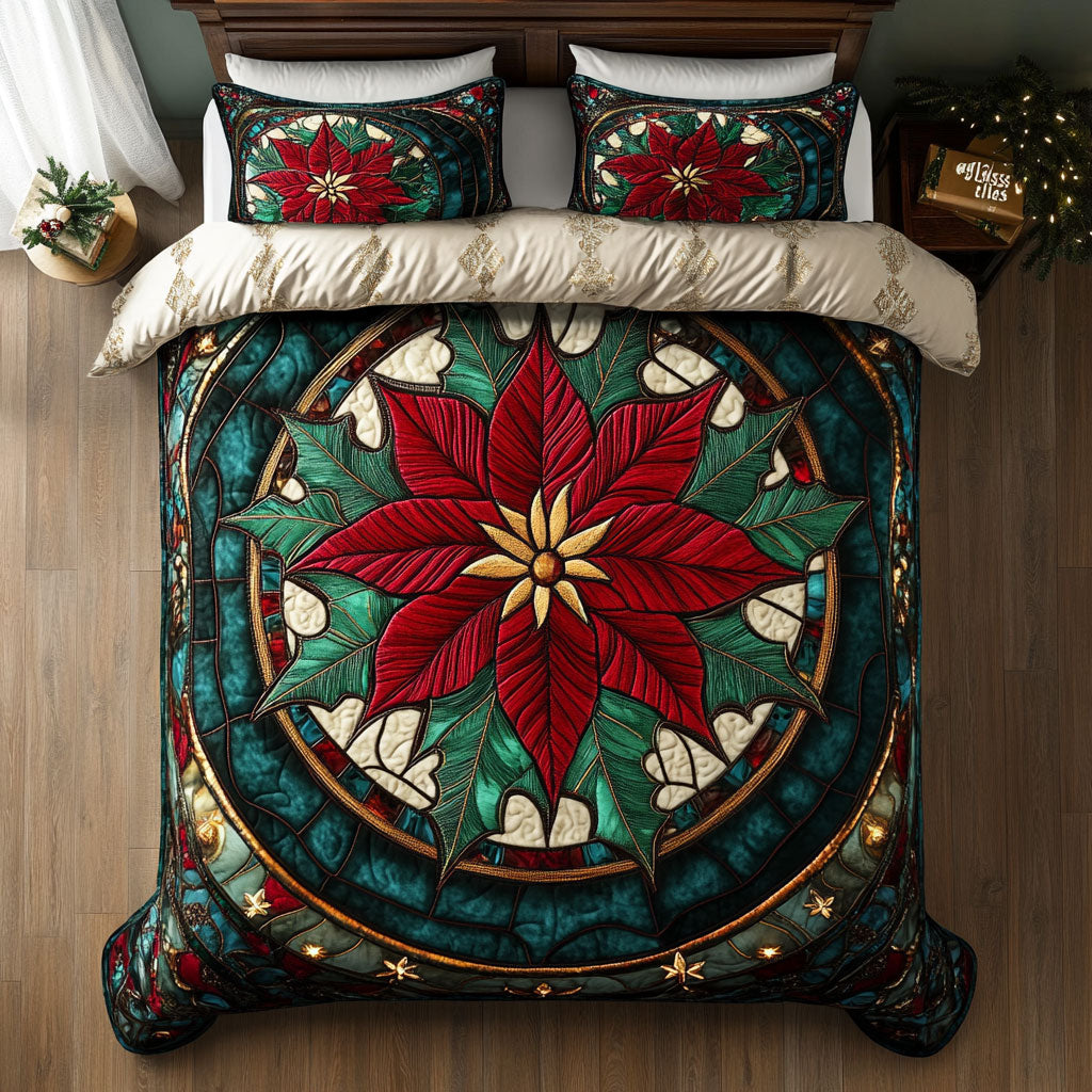 Charming Poinsettia CW0512030CL Duvet Cover Set