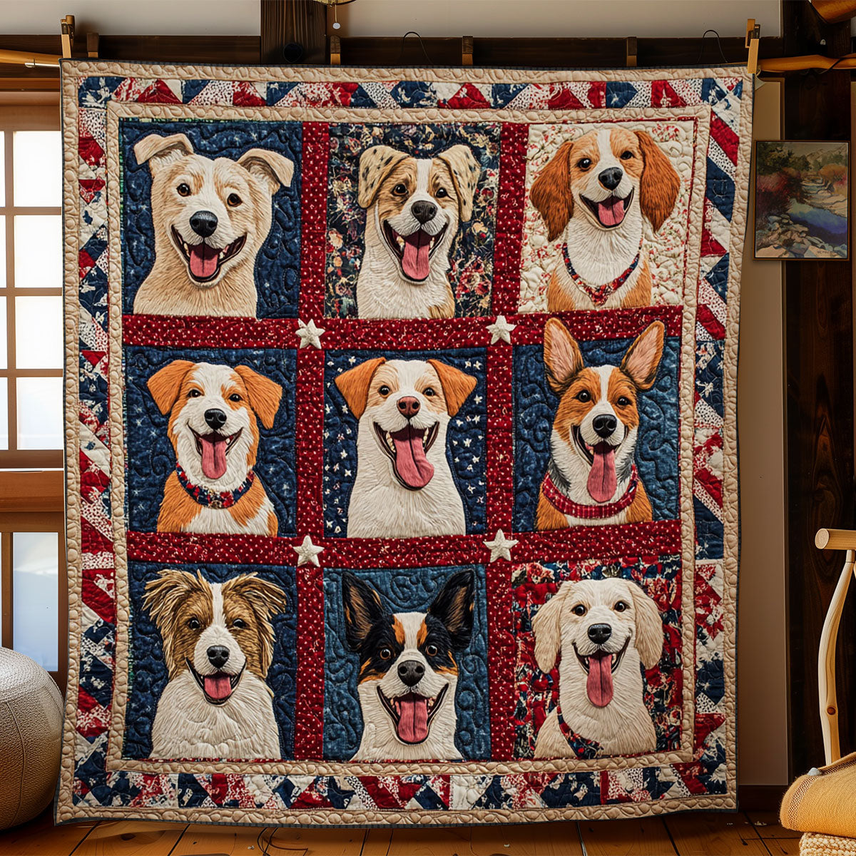 Beagle Joyburst WN1306012CL Quilt