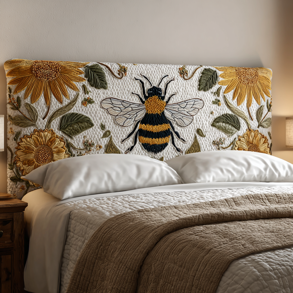 Be Sunflower XR2312021CL Quilted Headboard Slipcover