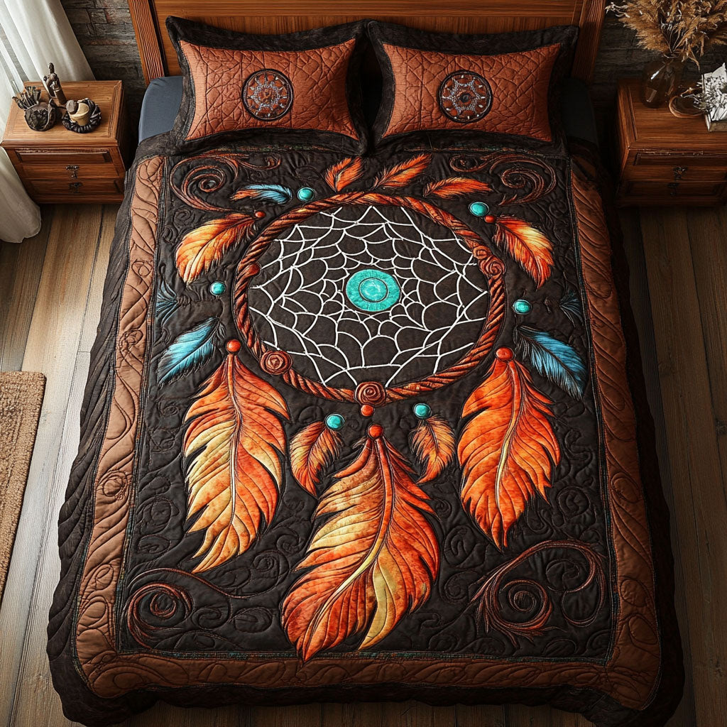 Feather Dreamcatcher WY2301005CL Duvet Cover Set