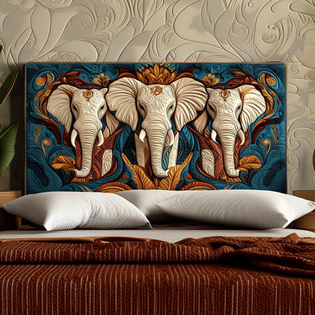 Trinity Elephants KL3112013CL Quilted Headboard Slipcover