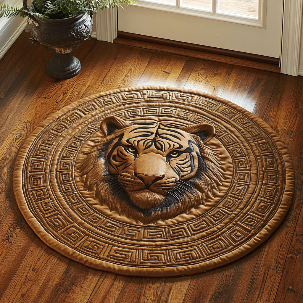Bronze Gaze CP0409061CL Quilted Round Mat