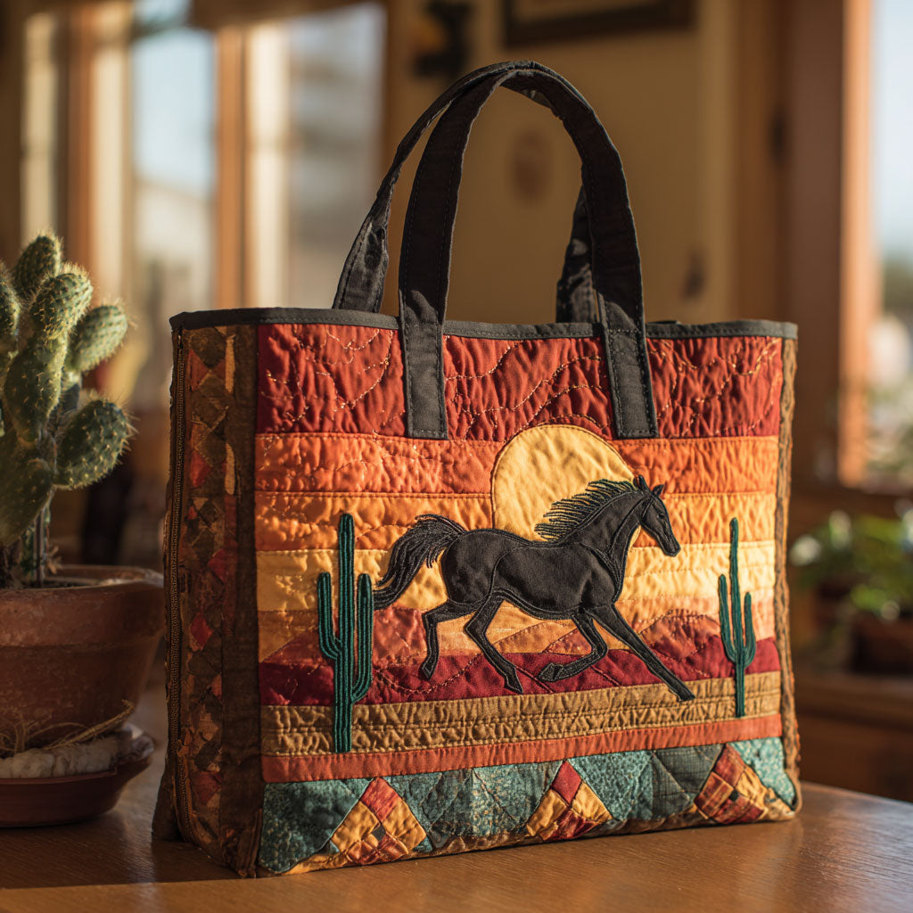 Wild Horizon CW2509024CL Quilted Tote Bag