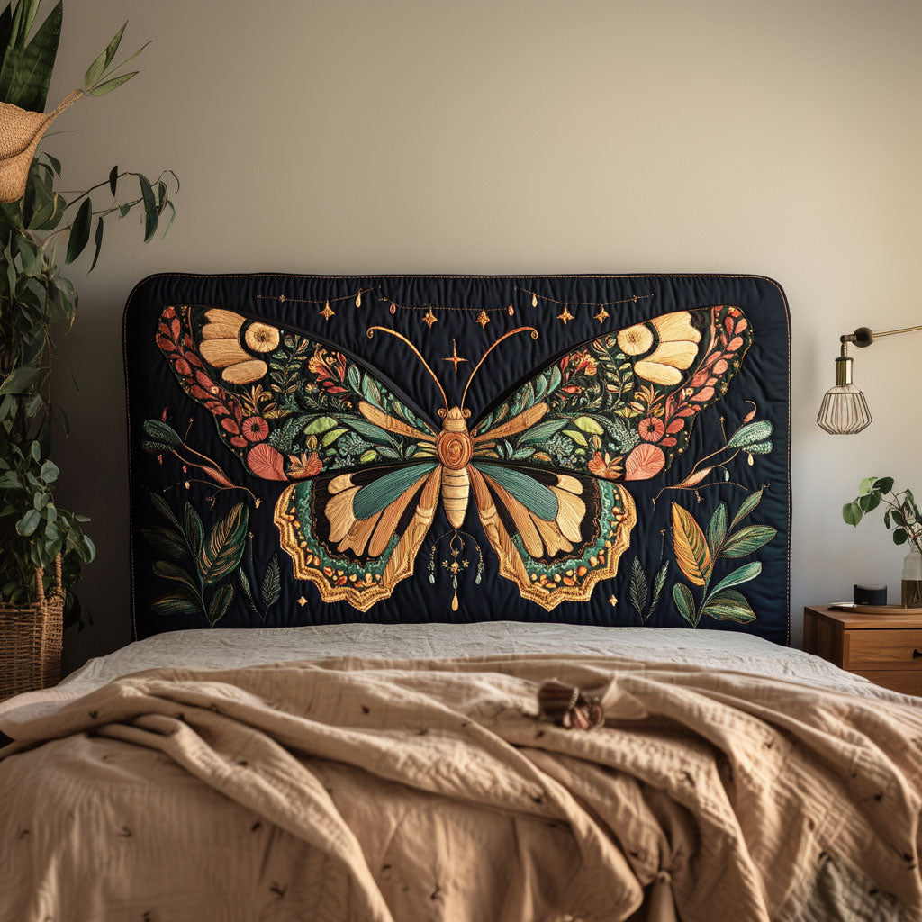 Celestial Mandala Butterfly KL1612002CL Quilted Headboard Slipcover