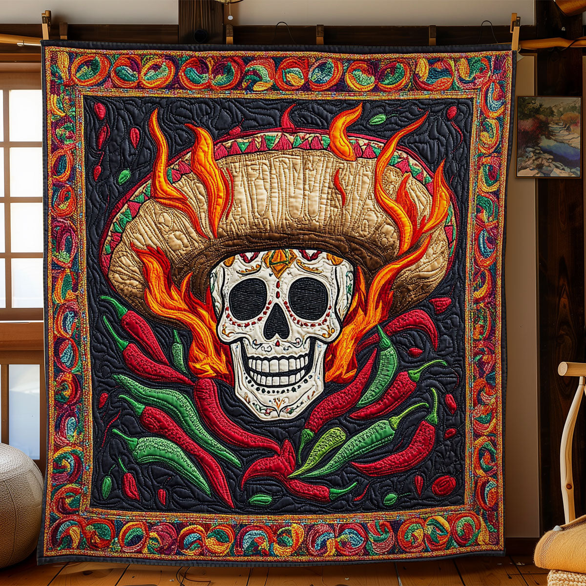 Skull Rebel WN3105041CL Quilt