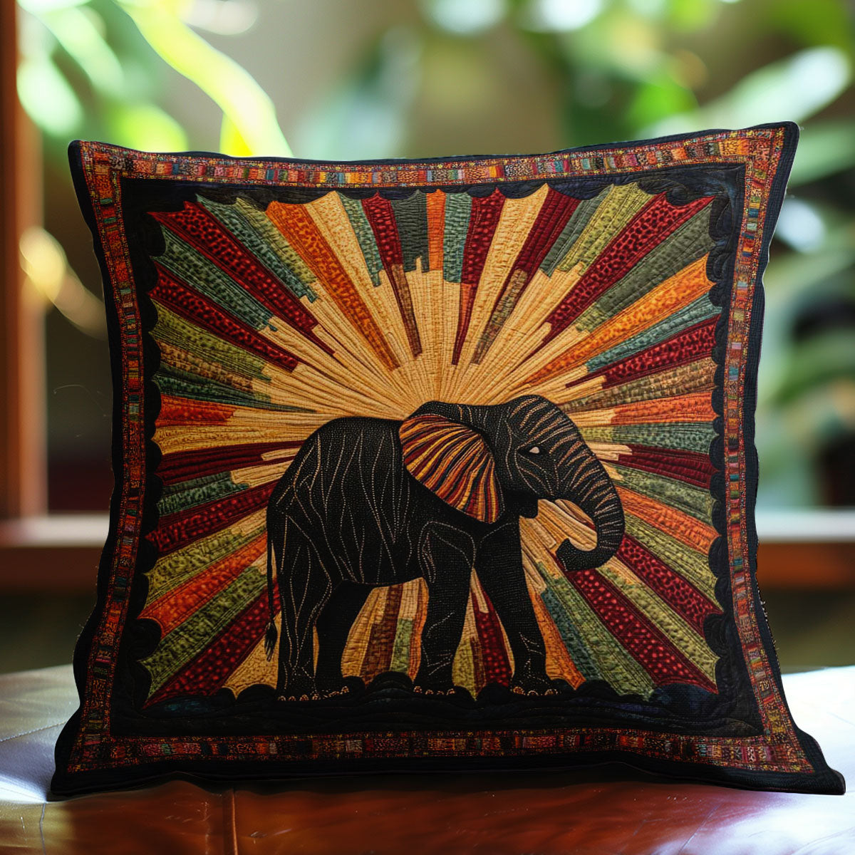 Mystic Elephant WN1002116CL Quilt Pillow Case