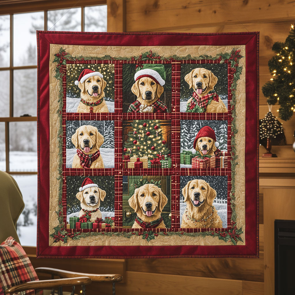 Golden Retriever Barn WN15080028CL Quilt