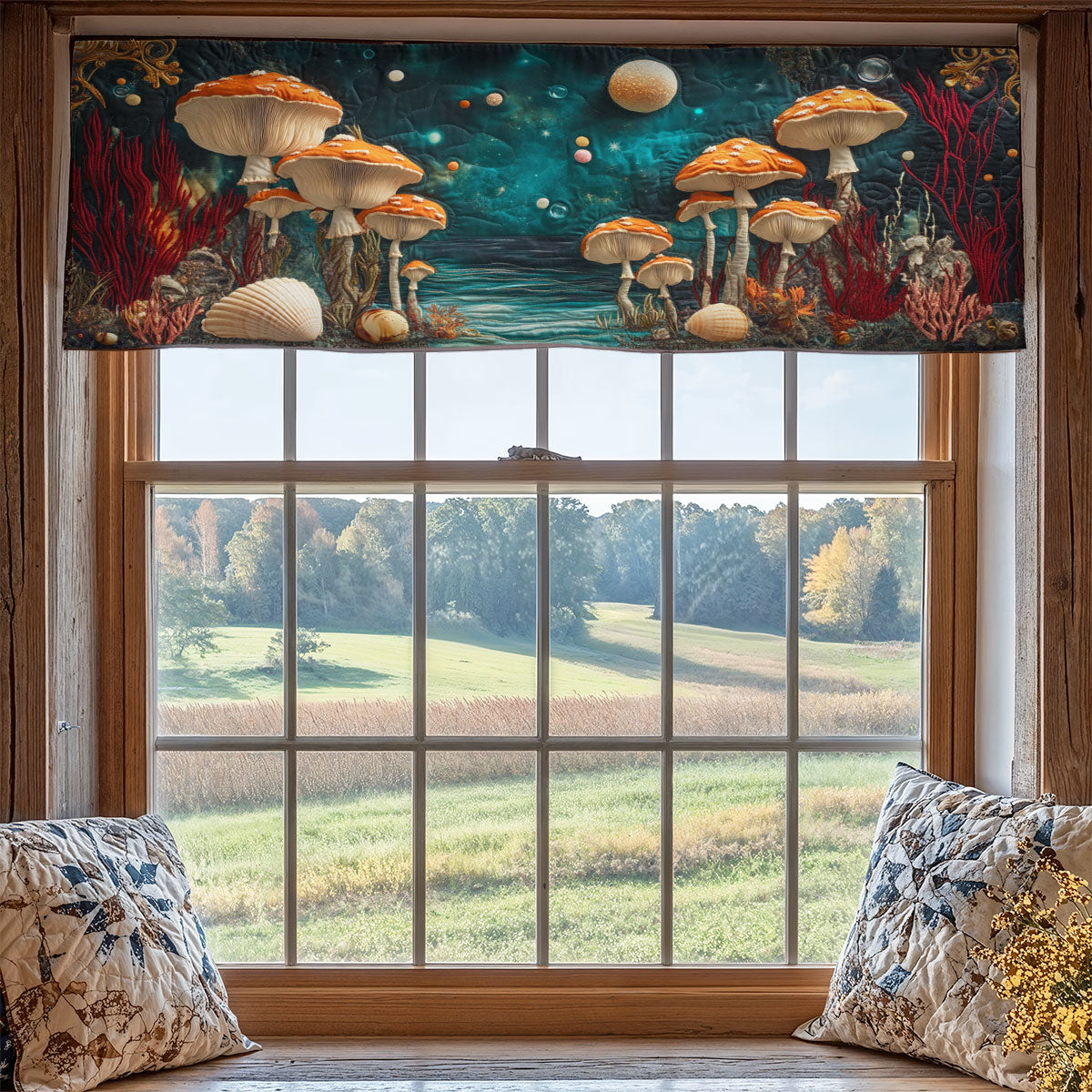 Bee Flower WX1705002CL Quilted Valance