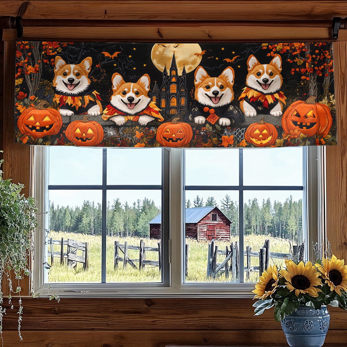 Corgi Moonlight WN3107017CL Quilted Valance