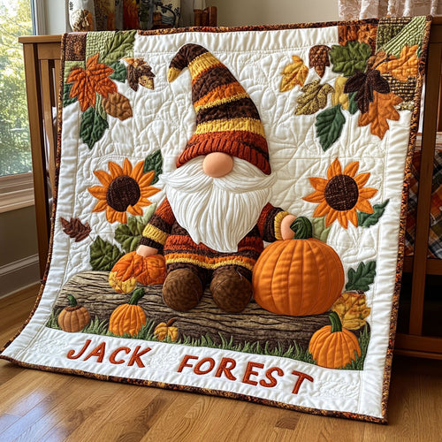 A Fall Tale WJ0108001CL Personalized Baby Quilt