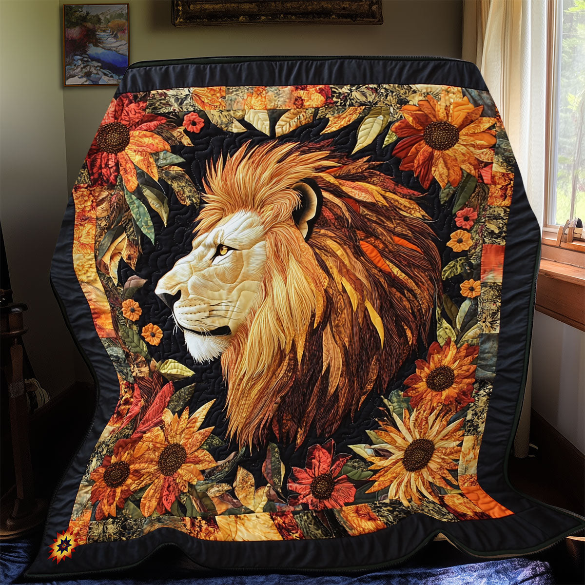 Floral Lion WX2612030CL Quilt