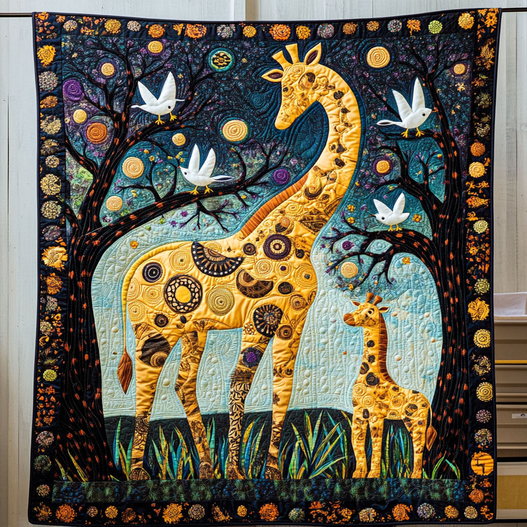 Stargazer Giraffes WY1808020CL Quilt