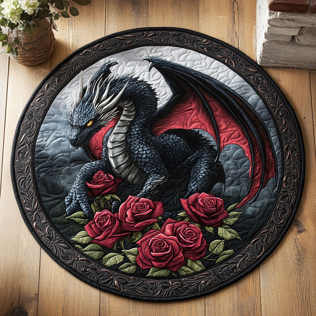 Rose Guardian CW2207029CL Quilted Round Mat