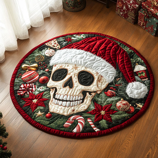 Twisted Christmas CP0810031CL Quilted Round Mat