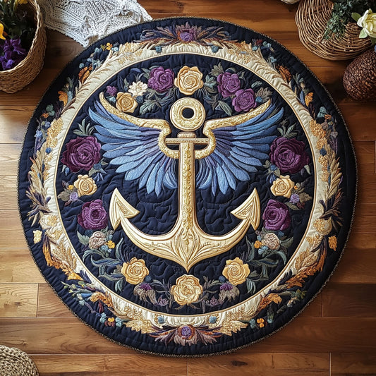 Wings Anchor WY1106053CL Quilted Round Mat