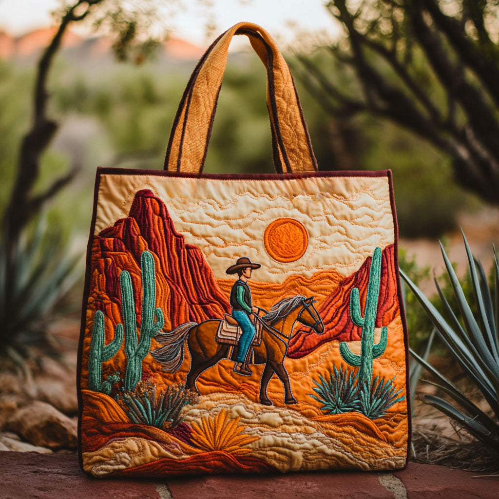 Timberline Cowboy WN0110057CL Quilted Tote Bag