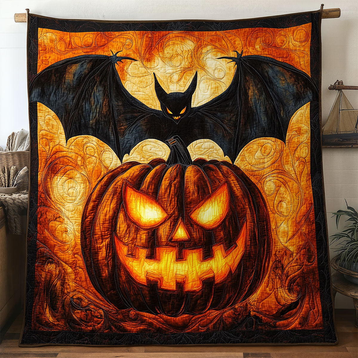 Halloween Cackle WN2307019CL Quilt