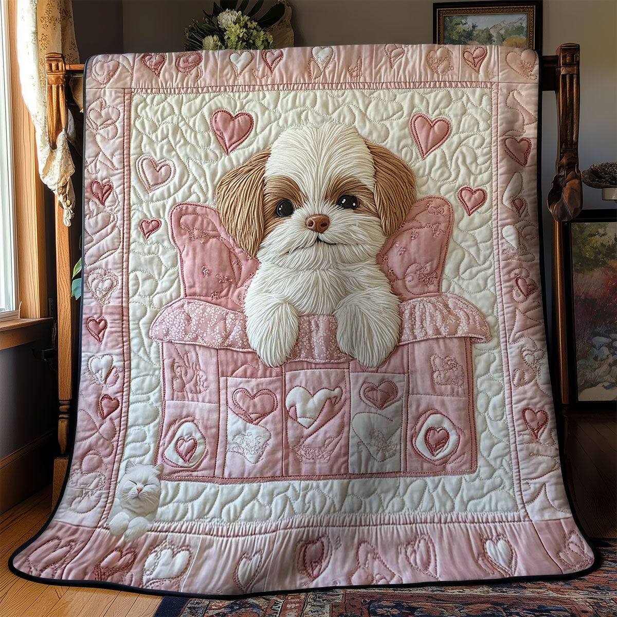 Shih Tzu Snuggle WN1511050CL Quilt