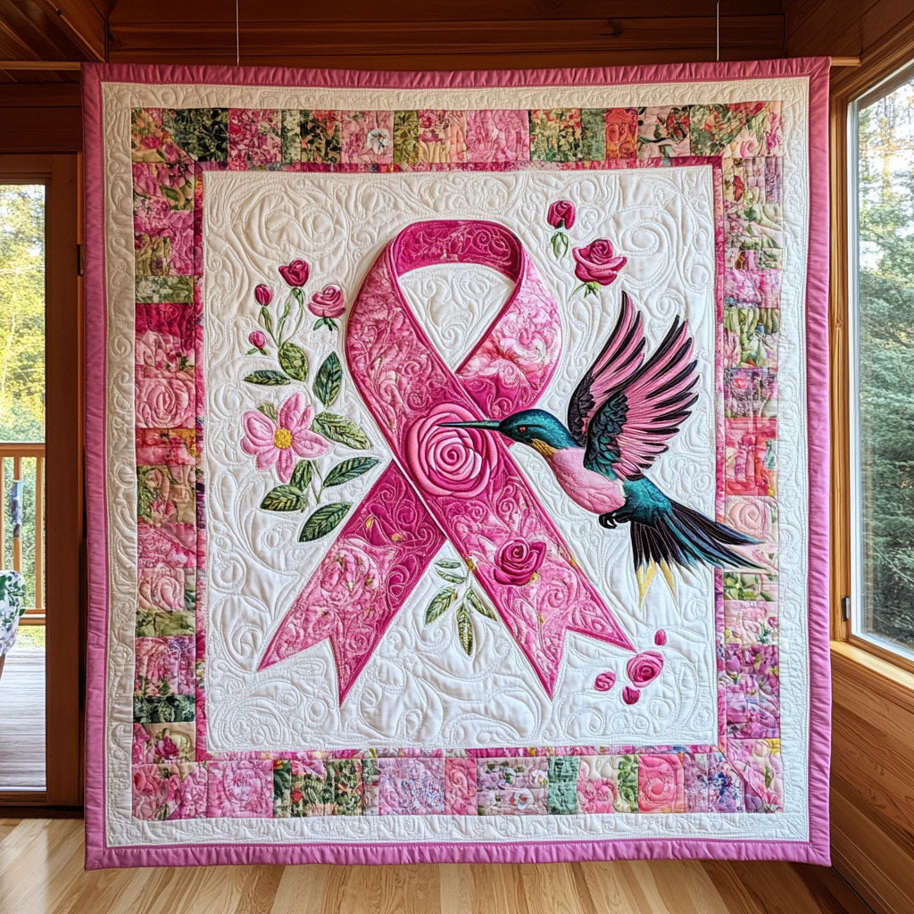 Ribbon of Hope CW2909030CL Quilt