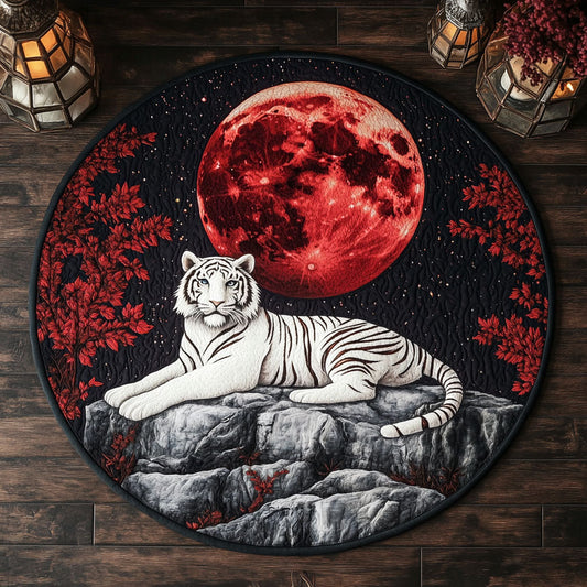 Red Moon Tiger WX2105034CL Quilted Round Mat