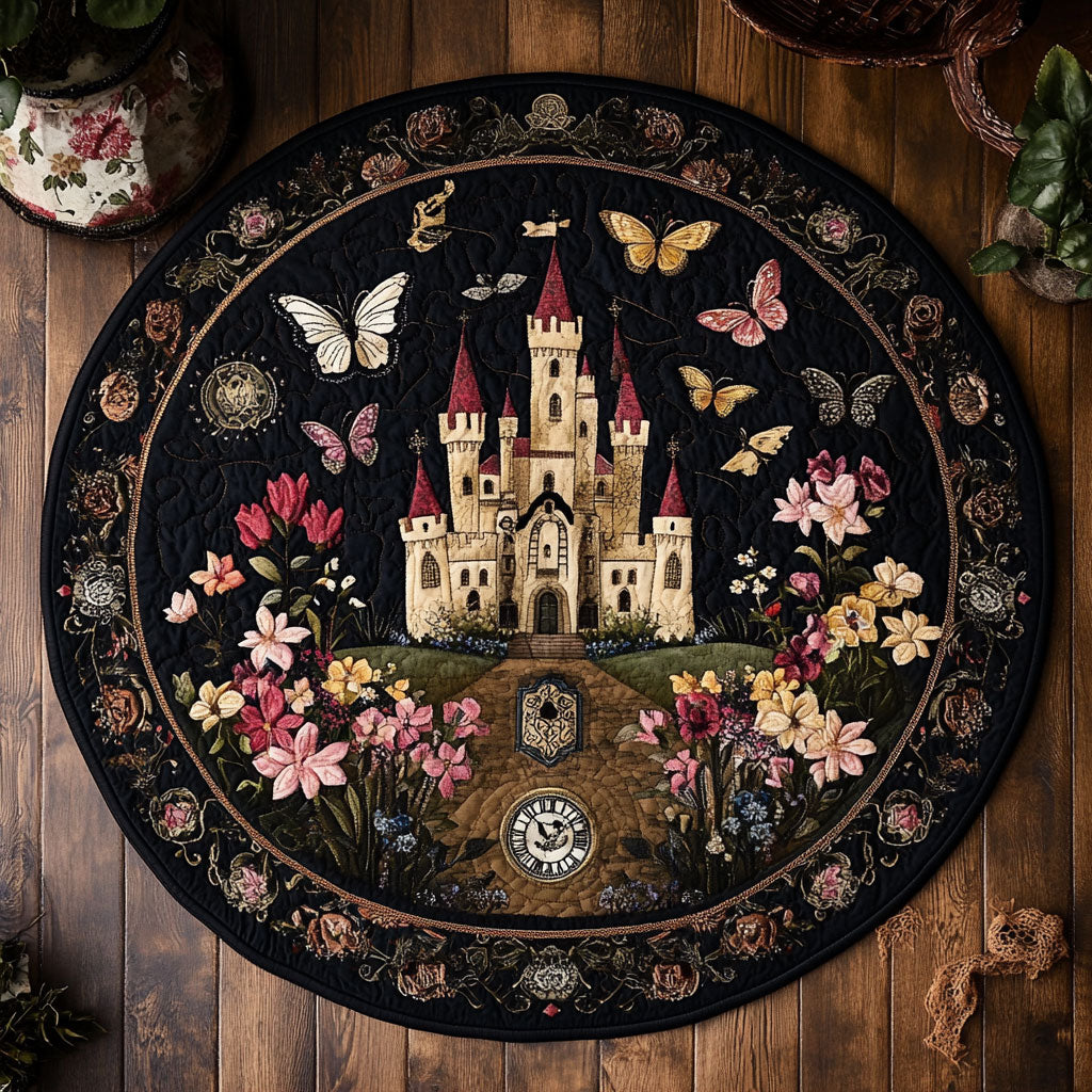 Castle Of Echoes WN0408014CL Quilted Round Mat
