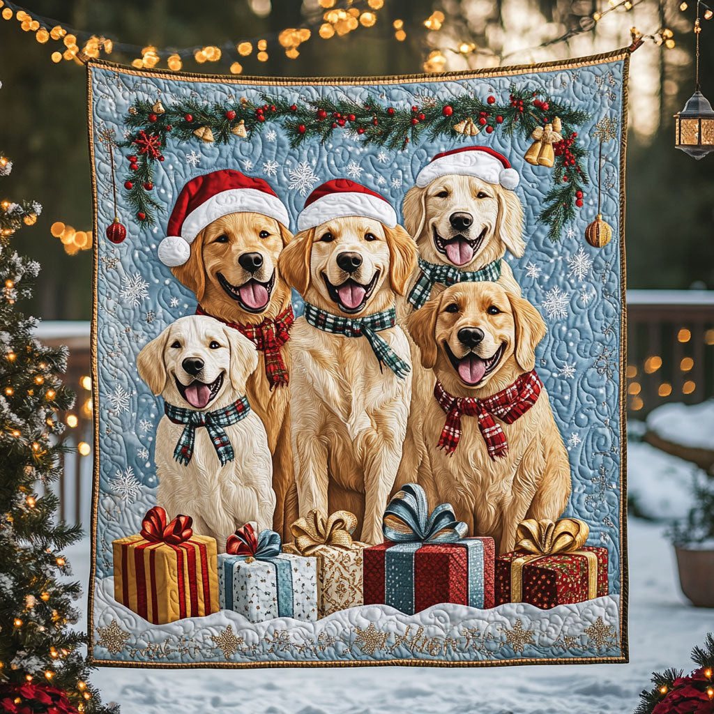 Golden Retriever Explorer WN15080036CL Quilt