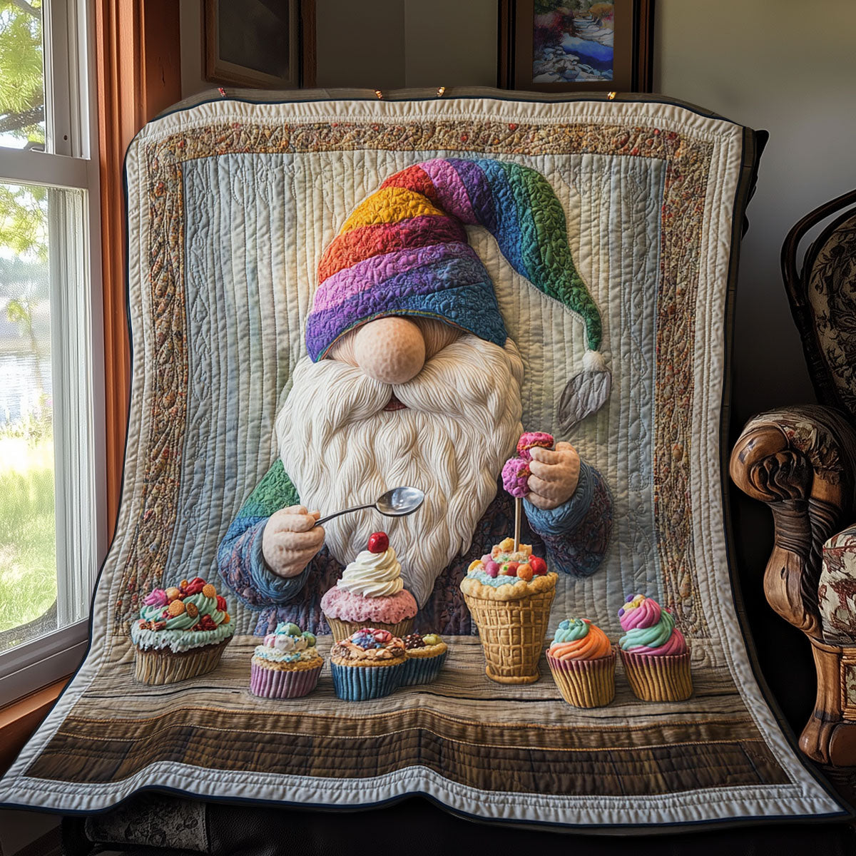 Gnome’s Sweet Feast CP2805051CL Quilt