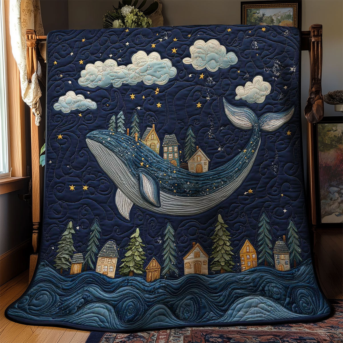 Cosmic Whale WN2403025CL Quilt