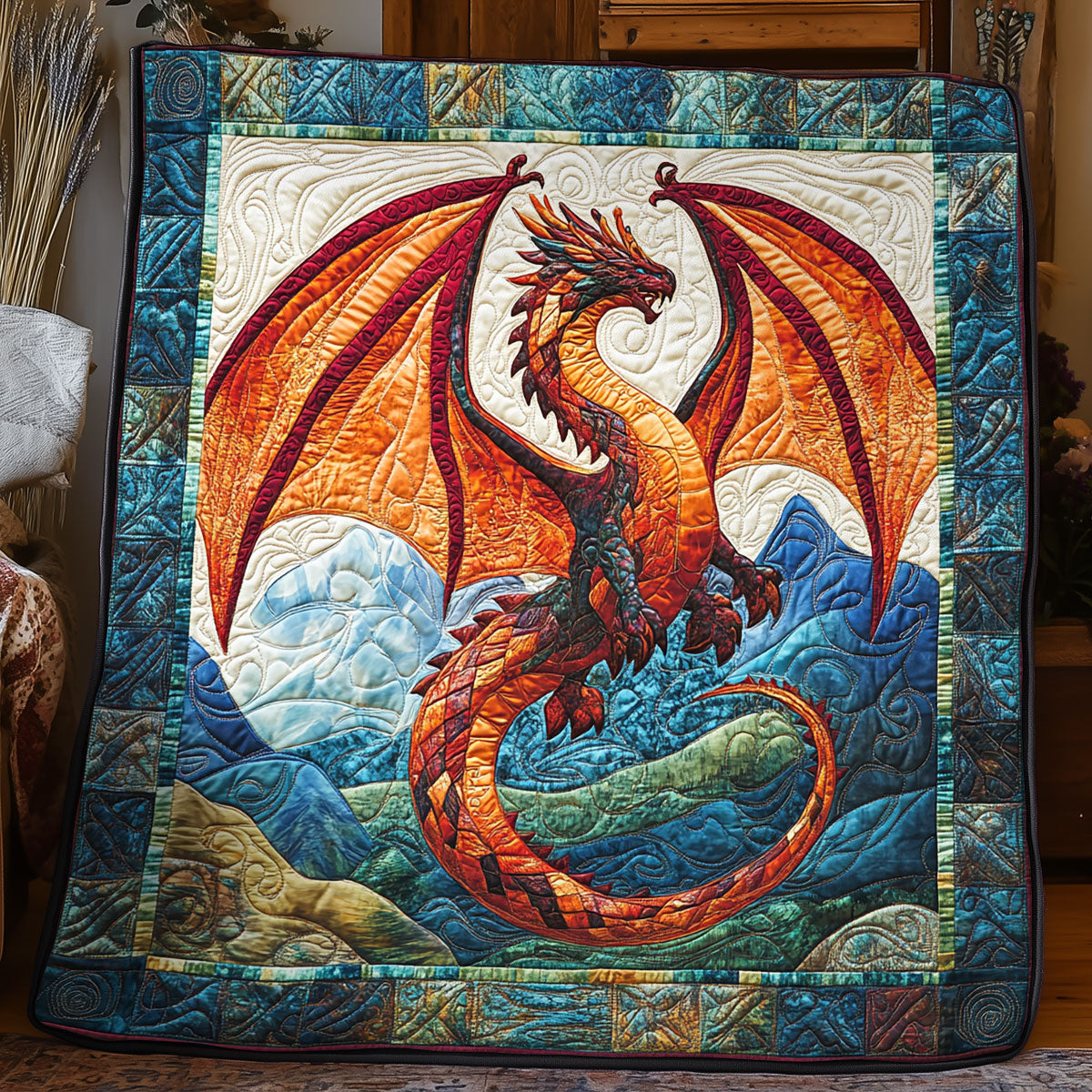 Majestic Dragon WX3105037CL Quilt