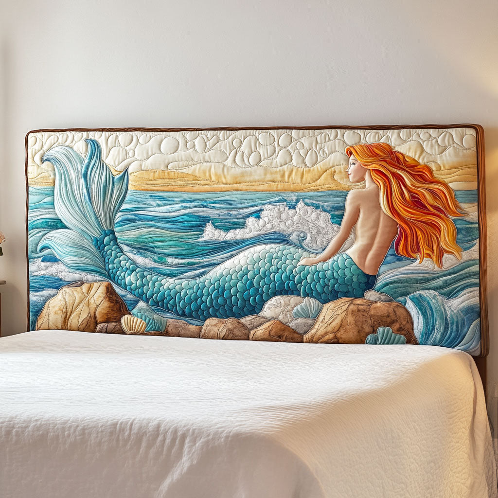 Azure Siren CP0301009CL Quilted Headboard Slipcover