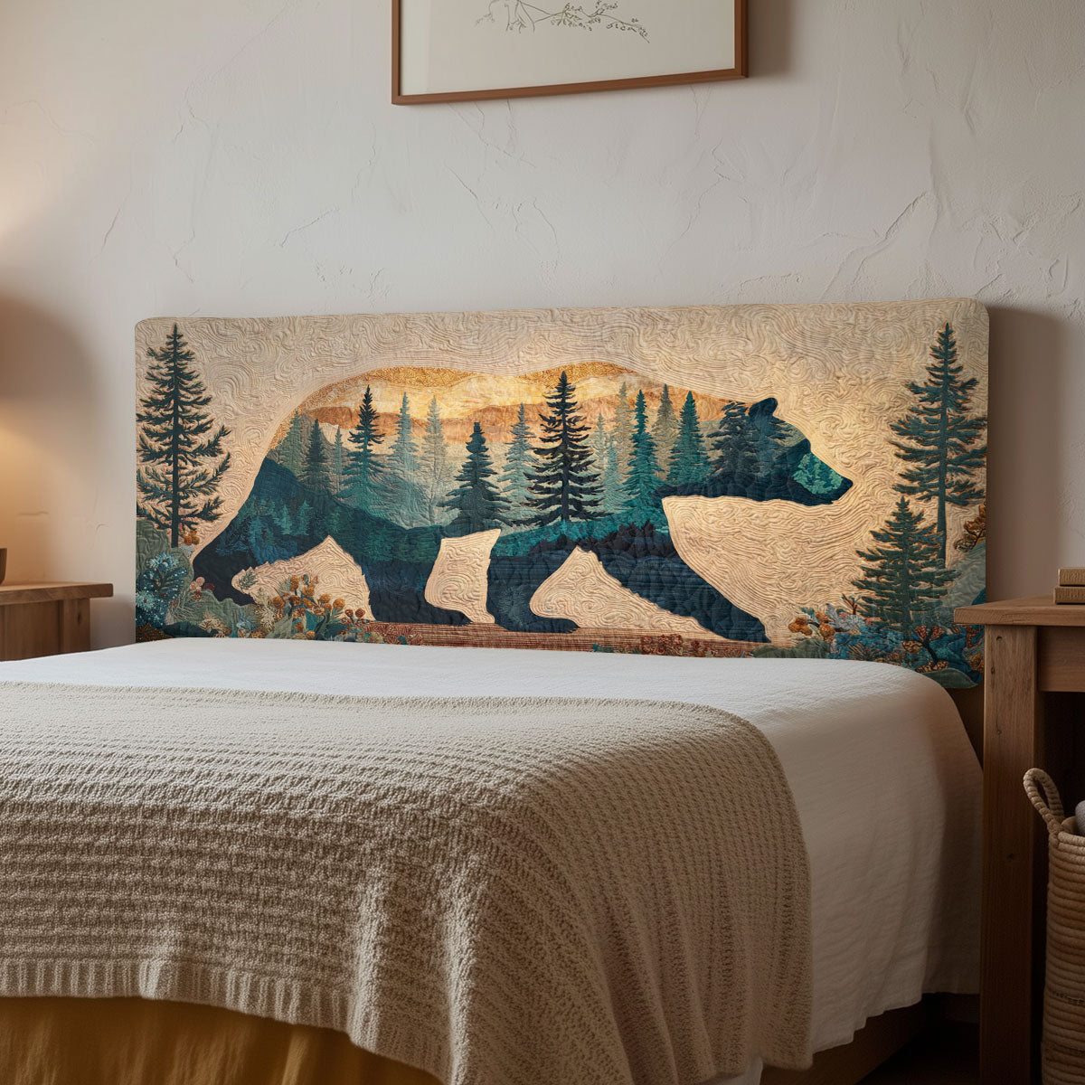 Golden Valley Bear CW2612008CL Quilted Headboard Slipcover