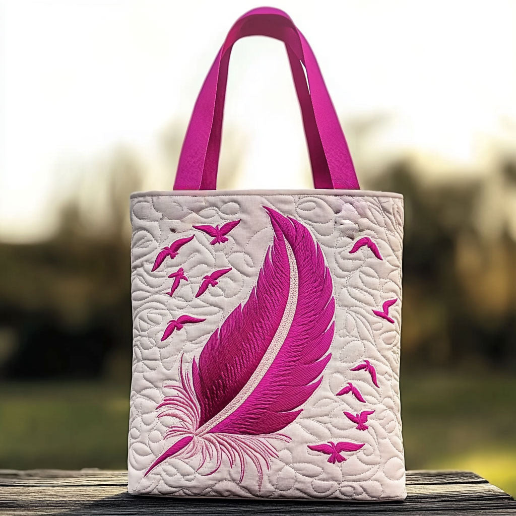 Feather Whisper WN2909024CL Quilted Tote Bag