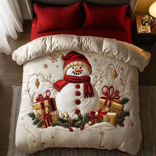Festive Snowman WN0309034CL Duvet Cover Set