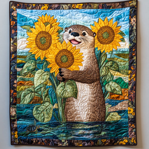 Otter Sunflower WT1810020CL Quilt
