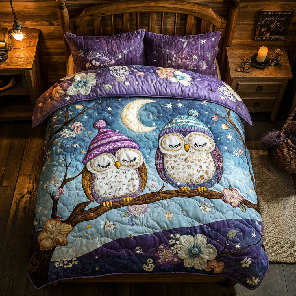 Owl In Magic Night WY2901088CL Duvet Cover Set