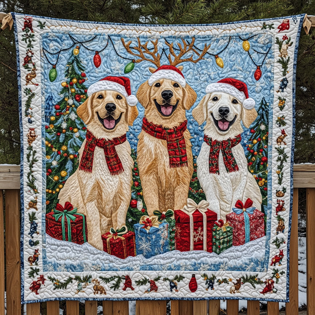 Golden Retriever Joy WN15080043CL Quilt