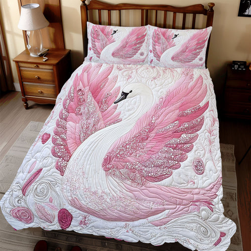 Pink Swan WX1612072CL Duvet Cover Set