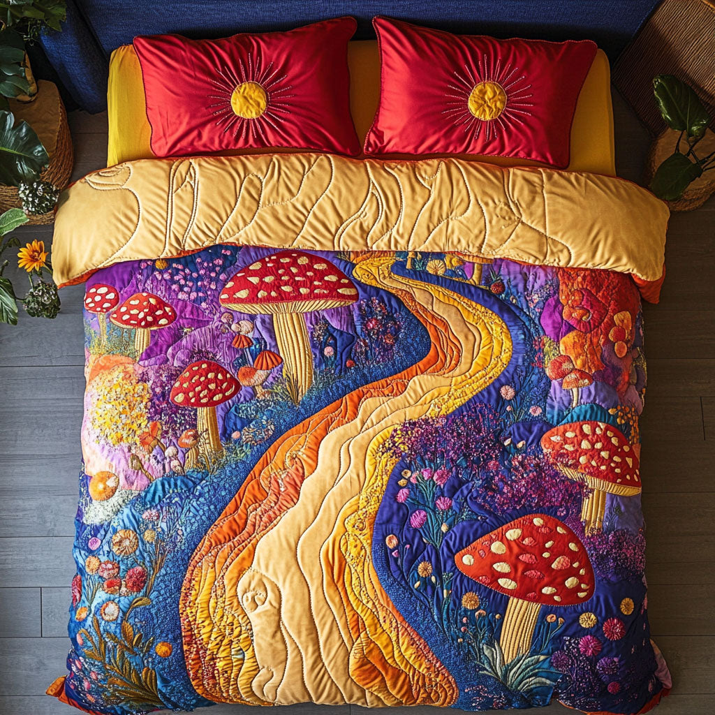 Mushroom Pathway CW2807046CL Duvet Cover Set