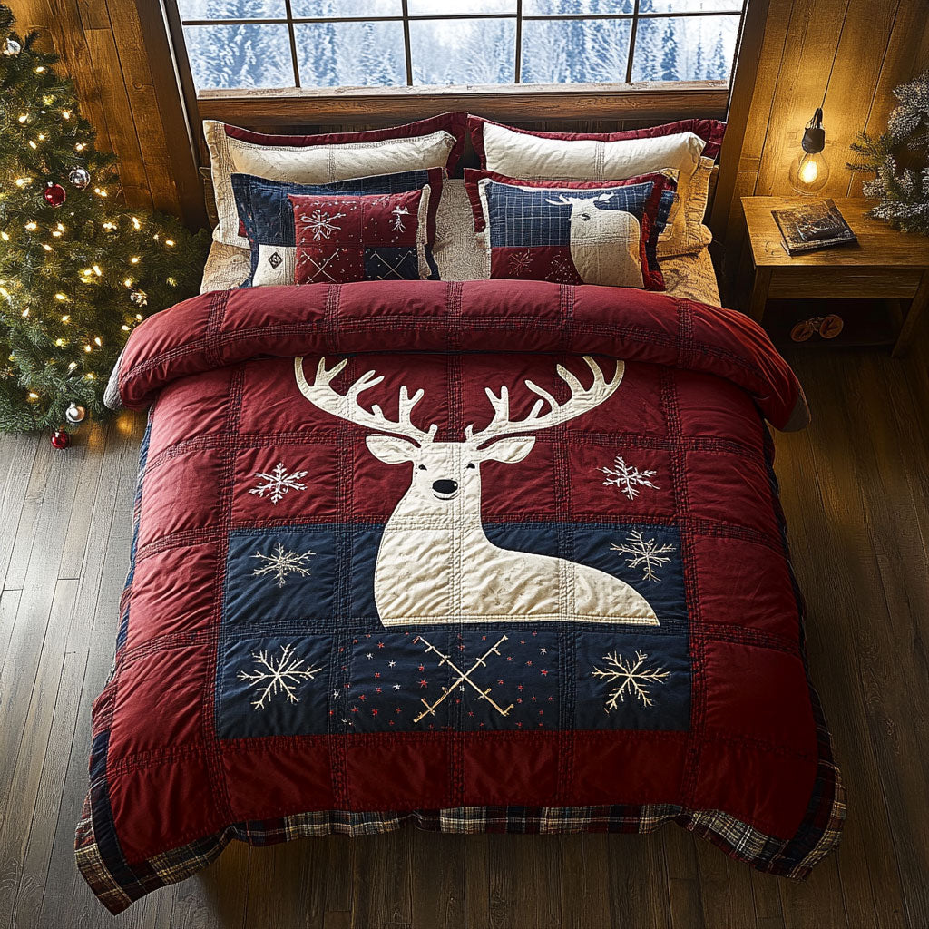 Reindeer Snow CW2208030CL Duvet Cover Set
