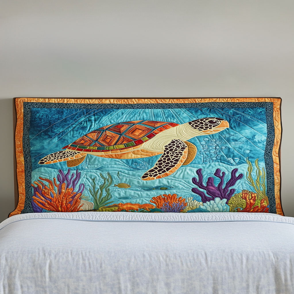 Tropic Turtle WN2312033CL Quilted Headboard Slipcover